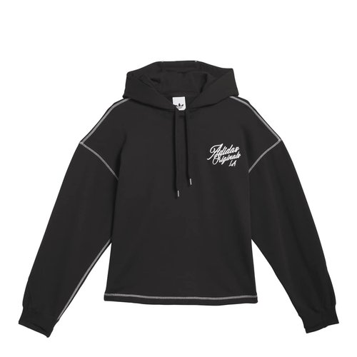 adidas Santa Monica Hoodie - Black - JX6133