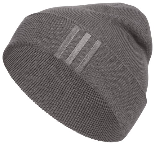 adidas OG Offset 3 Stripe Beanie - Grey/Grey - JL1067