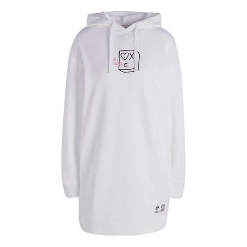 adidas Original ANDRE SARAIVA hooded dress - White - HY4270