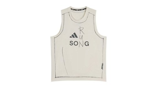 adidas Original Song For The Mute Running Tank Top Asia Sizing - Chalk White - KT0777
