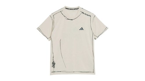 adidas Original Song For The Mute Running Unitefit T-Shirt Asia Sizing - Halo Ivory - KQ7840