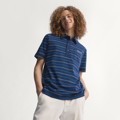 adidas Originals Archive Stripe Polo - Night Indigo - KH4304