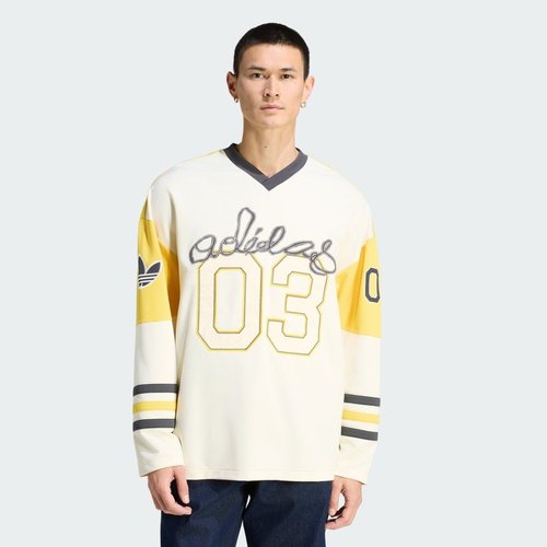adidas Originals Hockey Long Sleeve Jersey - Eqt Yellow - KU9188