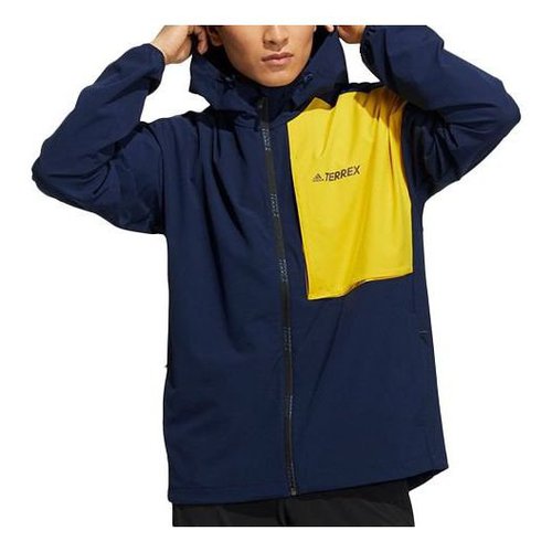 adidas Outdoor Sports Hooded Jacket Blue GN7614 Solesense