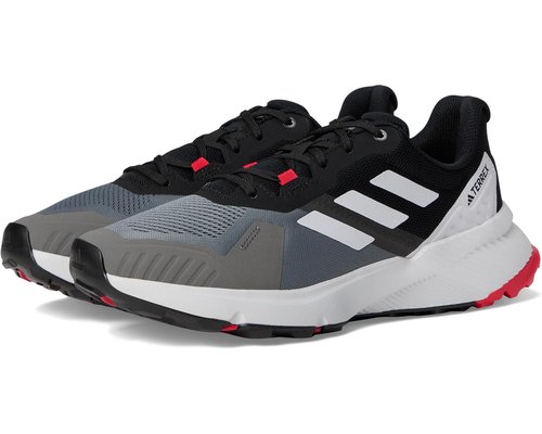 adidas Terrex Soulstride Trail - Grey Four/Dash Grey/Pure Ruby - JI1920