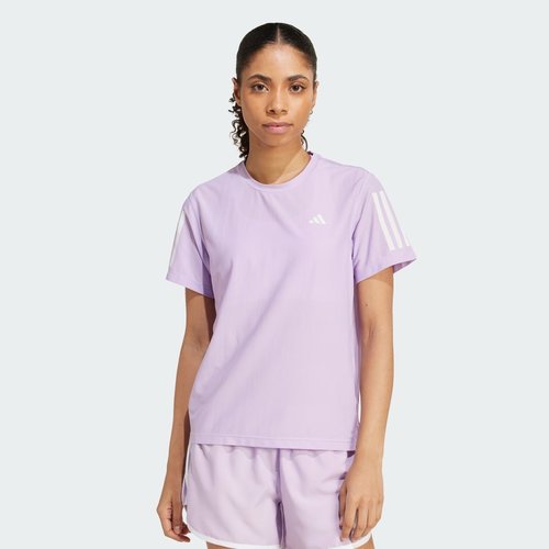 adidas Own The Run Tee - Powder Plum - JW9678