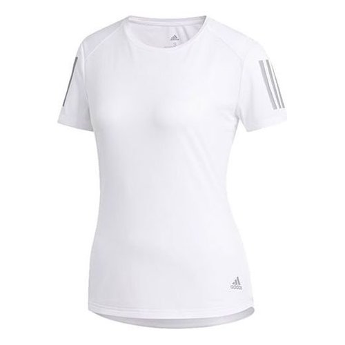 adidas OWN THE RUN TEE Running Sports Short-sleeve Tee - White - FM5812