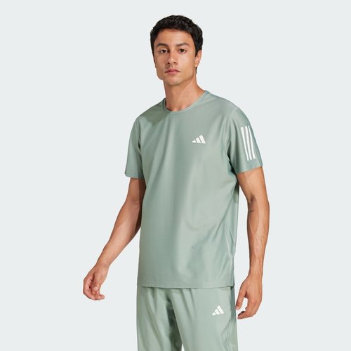 adidas Own the Run Tee - Silver Green - JC9793