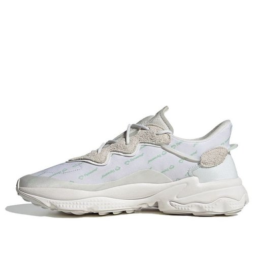adidas ozweego white solar green