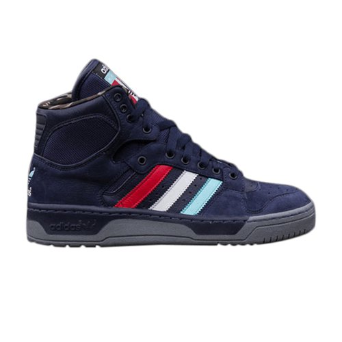 Packer x adidas Conductor Hi - Marine/Light Scarlet/Running White - Q32536