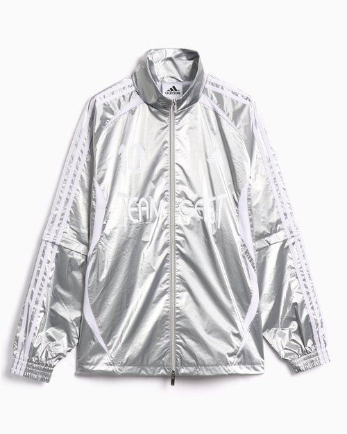 adidas Adilenium Season 4 Teamgeist Oversized Silver Track Top - Silver Metallic - KE9784