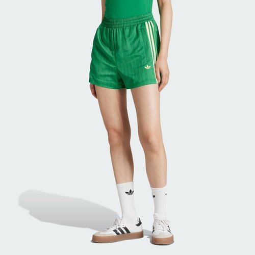 adidas Pinstripe Satin Shorts 'Black' - KD2283 | Solesense