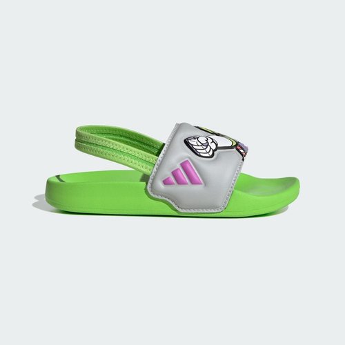 adidas Pixar Toy Story Adilette Estrap Slides Children - Semi Solar Green/Purple Burst/Grey Two - JQ4366