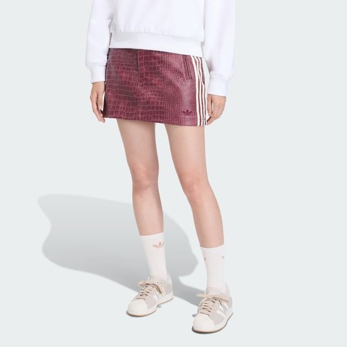 adidas Pleather Mini Skirt - Maroon - KD8785