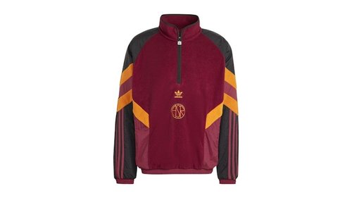adidas Polar Fleece Sweatshirt - Team Coll Burgundy 2 - IM7456