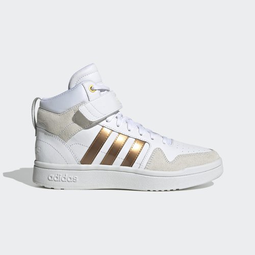 adidas Postmove Mid Cloudfoam Super Lifestyle Basketball Classic - Cloud White/Cloud White/Matte Gold - H06137