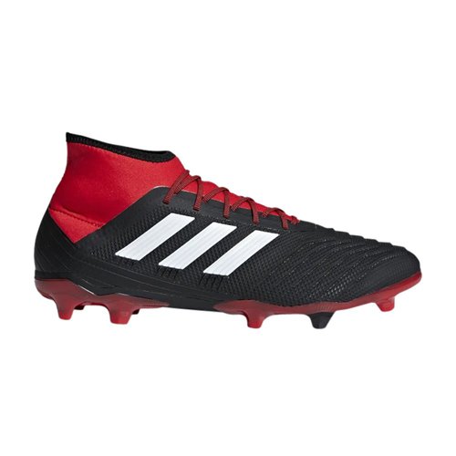 adidas Predator 18.2 FG - Core Black/Cloud White/Red - DB1999