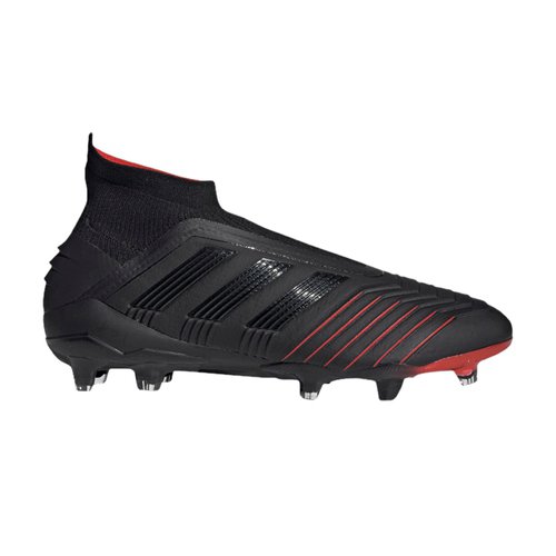 adidas Predator 19+ FG - Core Black/Core Black/Active Red - BC0549