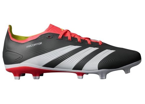 adidas Predator 24 League Low FG - Core Black/Cloud White/Solar Red - IG7762