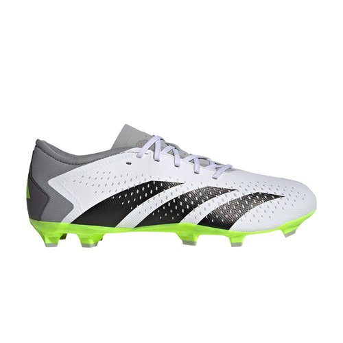 adidas Predator Accuracy.3 Low FG - Cloud White/Core Black/Lucid Lemon - GZ0014