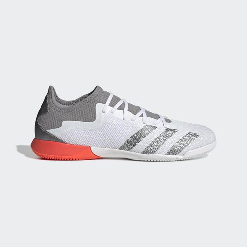adidas Predator Freak.3 Indoor - Cloud White/Iron Metallic/Solar Red - FY7820