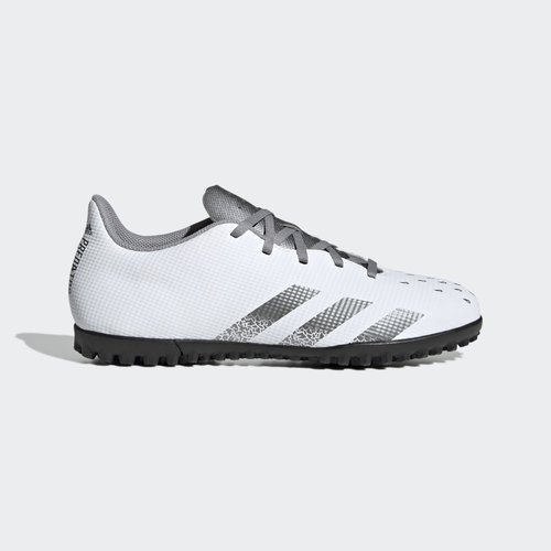 adidas Predator Freak.4 Turf - Cloud White/Iron Metallic/Solar Red - FY6339