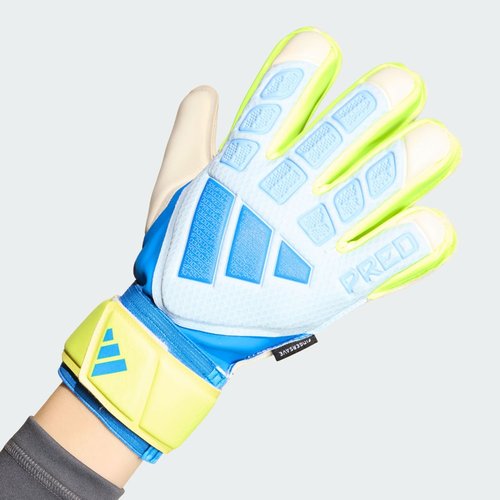 adidas Predator Goalkeeper Glove Match Fingersave - Crystal Sky/Ray Blue/Solar Yellow - KA7791