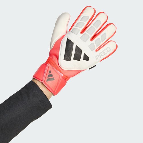 adidas Predator Goalkeeper Glove Match Fingersave - White/Lucid Red/Black - KA7784