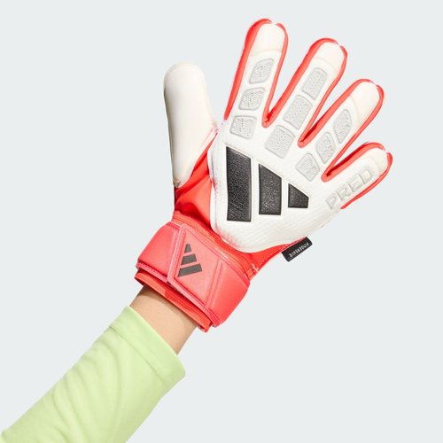 adidas Predator Goalkeeper Glove Match Fingersave - White/Lucid Red/Black - KA7790