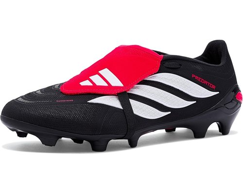 adidas Predator League Fold Over Tongue FG - Core Black/Cloud White/Lucid Red - JS0425
