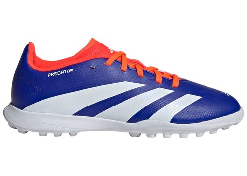 adidas Predator 24 League TF K - Lucid Blue/Cloud White/Solar Red - IF6413