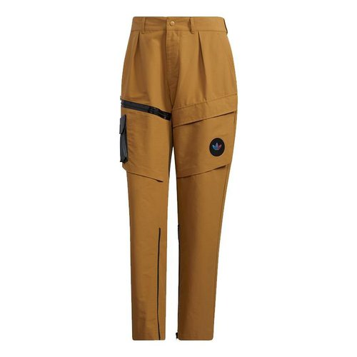 adidas Prem Wvn Pnt Casual Cargo Sports Pants/Trousers/Joggers Orange - H58054
