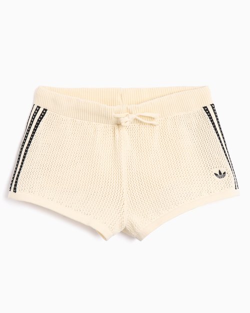 adidas Premium Crochet Sprinter Shorts - Wonder White - JD1078