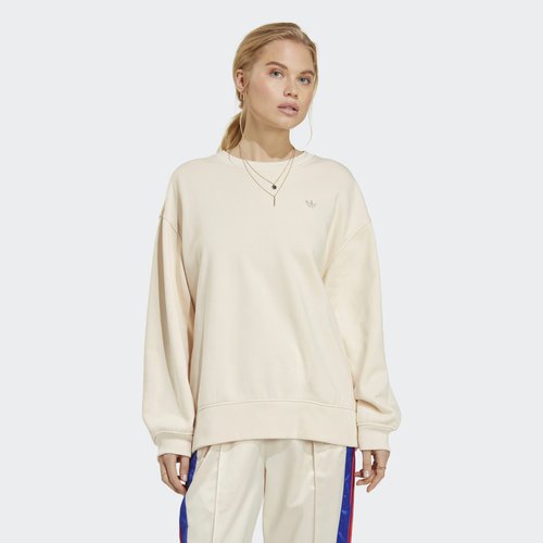 adidas Premium Essentials Oversized Sweatshirt - Wonder White - IC4977