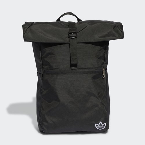 adidas Premium Essentials Roll-Top Backpack - Black - IJ0766