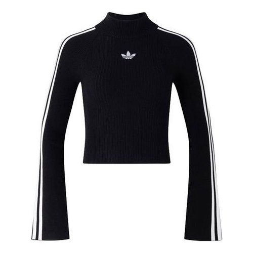 adidas Premium Knit Turtleneck Top Asia Sizing - Black - JI7058