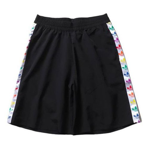 adidas Pride Short String Standard Trendy Sports Casual Pants 'Black ...