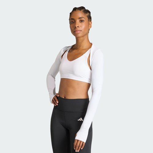 adidas PrimeLift Essentials Workout Contour Shrug - White - KD2216