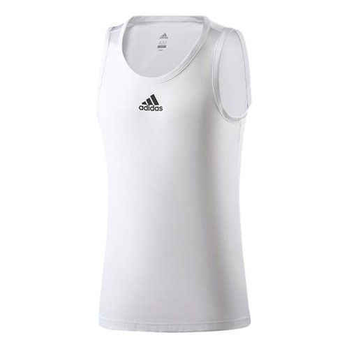 adidas Printing Logo Basketball Sports Vest White - Multi-Color - EJ5612