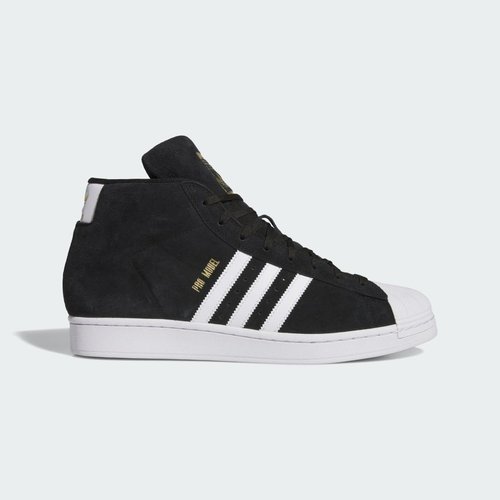 adidas Pro Model Mid | Size 8 - Core Black/Cloud White/Gold Metallic - JH8146