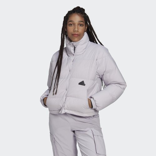 adidas Puffer Jacket - Silver Dawn/Black - HM2902