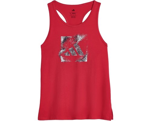adidas Racer Back Tank Top Big Kid Clothing - Pure Ruby - AA10980