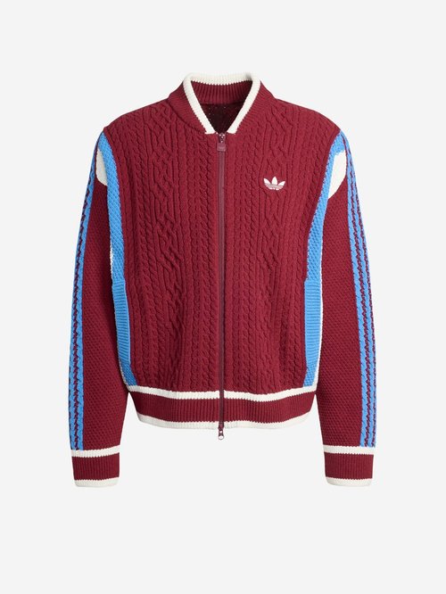 adidas Retro Remix Cardigan - Shadow Red/Off White/Ash Blue - KR7633
