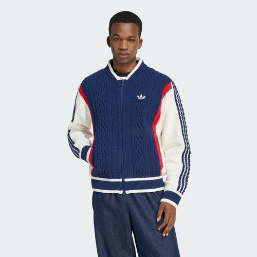 adidas Retro Remix Cardigan - Night Indigo/Off White/Better Scarlet - KS5438