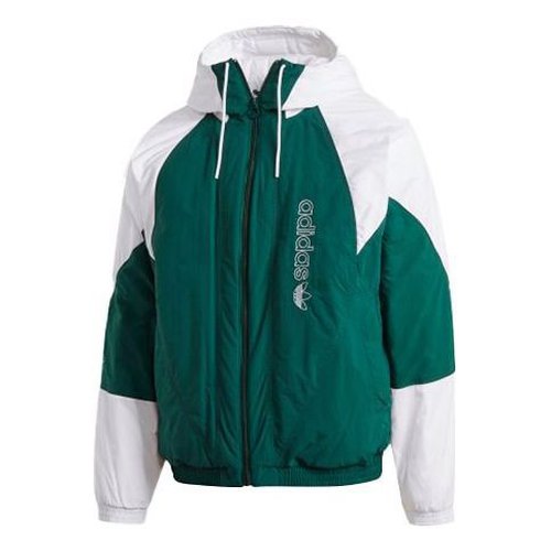 adidas Retro Sports Splicing Jacket - Green - GE1302