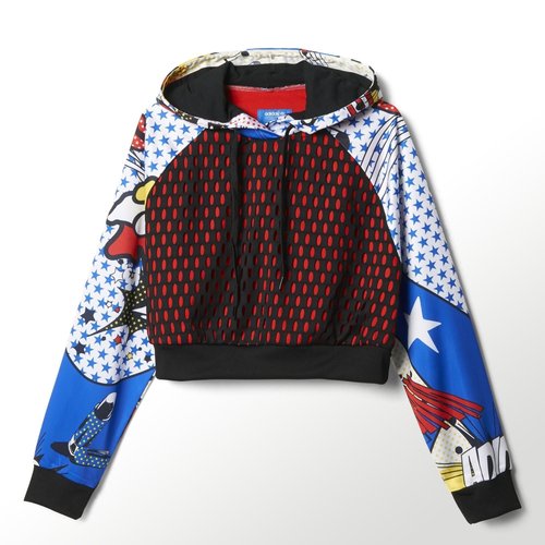 adidas Rita Ora Crop Hoodie - Multi - S23571