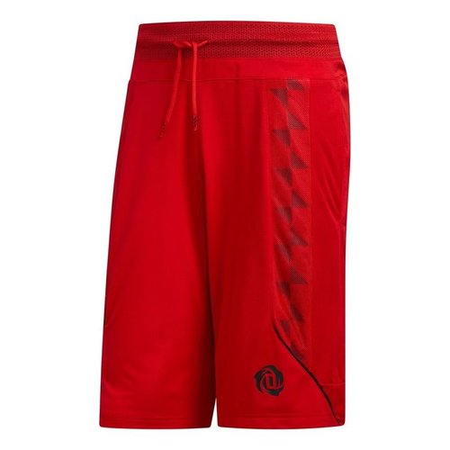 adidas Ros C365 Short Casual Sports Breathable Basketball Shorts - Red - EJ7433