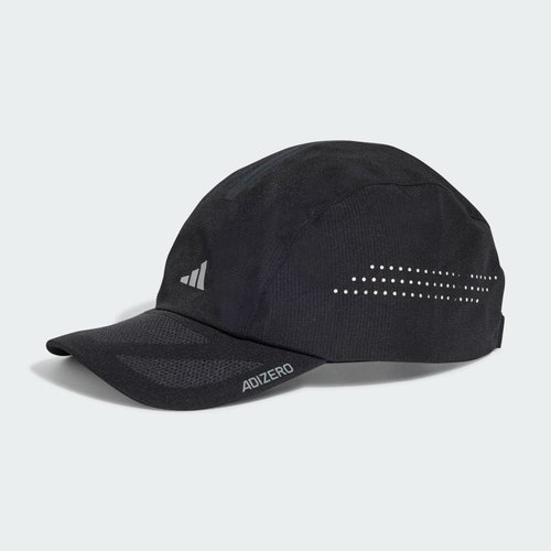 adidas Runningxadizero Lightweight CLIMACOOL Cap - Black/Reflective Silver - JD1160