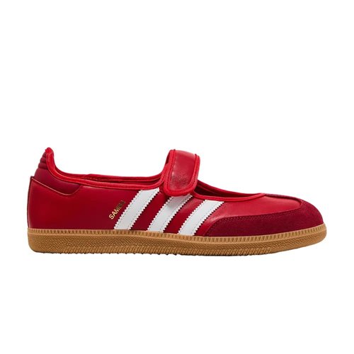 adidas Samba Jane | Red | Size 5 - Better Scarlet/Team Victory Red/Gum - JQ6446
