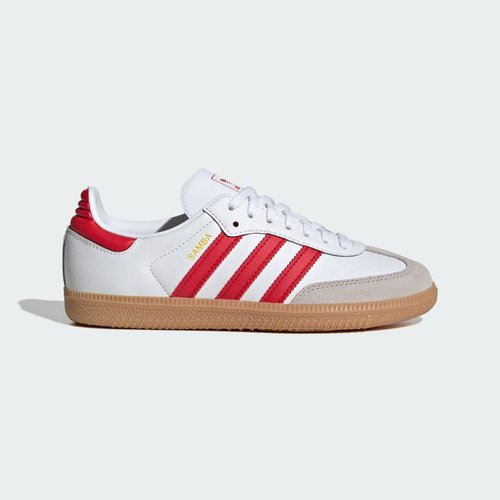 adidas Samba OG - Cloud White/Better Scarlet/Gum - JQ2833